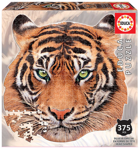 TIGER ANIMAL FACE SHAPED PUZZLE