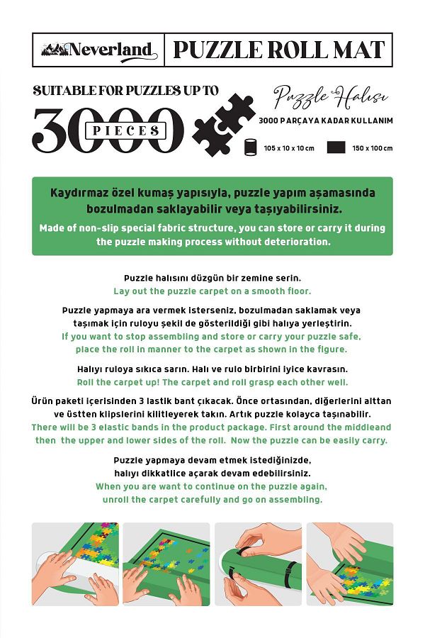 سجادة أحجية نيفرلاند 3000 قطعة - 150×100 سم | Puzzle | Anatolian سجادة أحجية نيفرلاند 3000 قطعة - 150×100 سم | Puzzle | Anatolian