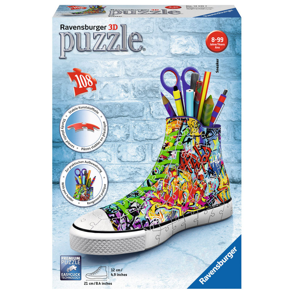 Sneaker: Graffiti - 108pc Jigsaw Puzzle | Puzzle | Ravensburger Sneaker: Graffiti - 108pc Jigsaw Puzzle | Puzzle | Ravensburger