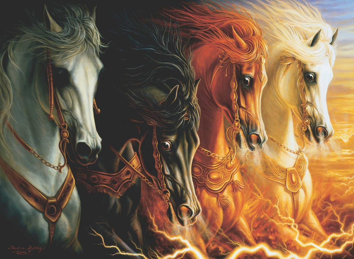 The four hourses of apocalypsee