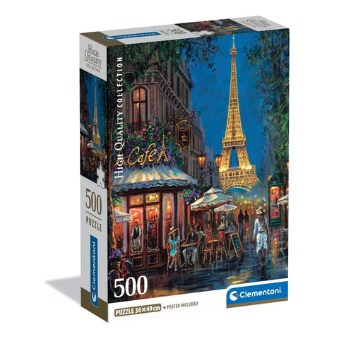 Night at the Eiffel Cafe - Clementoni Puzzle