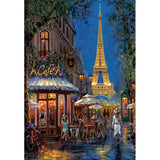 Night at the Eiffel Cafe - Clementoni Puzzle