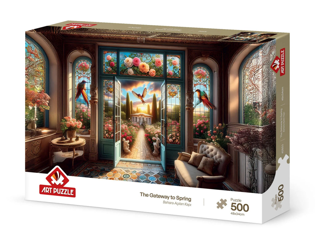 The Gateway of Spring | Brand Art PuzzleProduct Code: 40503Barcode Number: 8682450145351Number of 500-piece puzzleProduct Dimensions: 48 x 34 cmBox Dimensions: 33.5 x 23.5 x 4.5 cmProduct Weight: 710 gRecommended Age Group: 8 years and abovePuzzle Glue: 