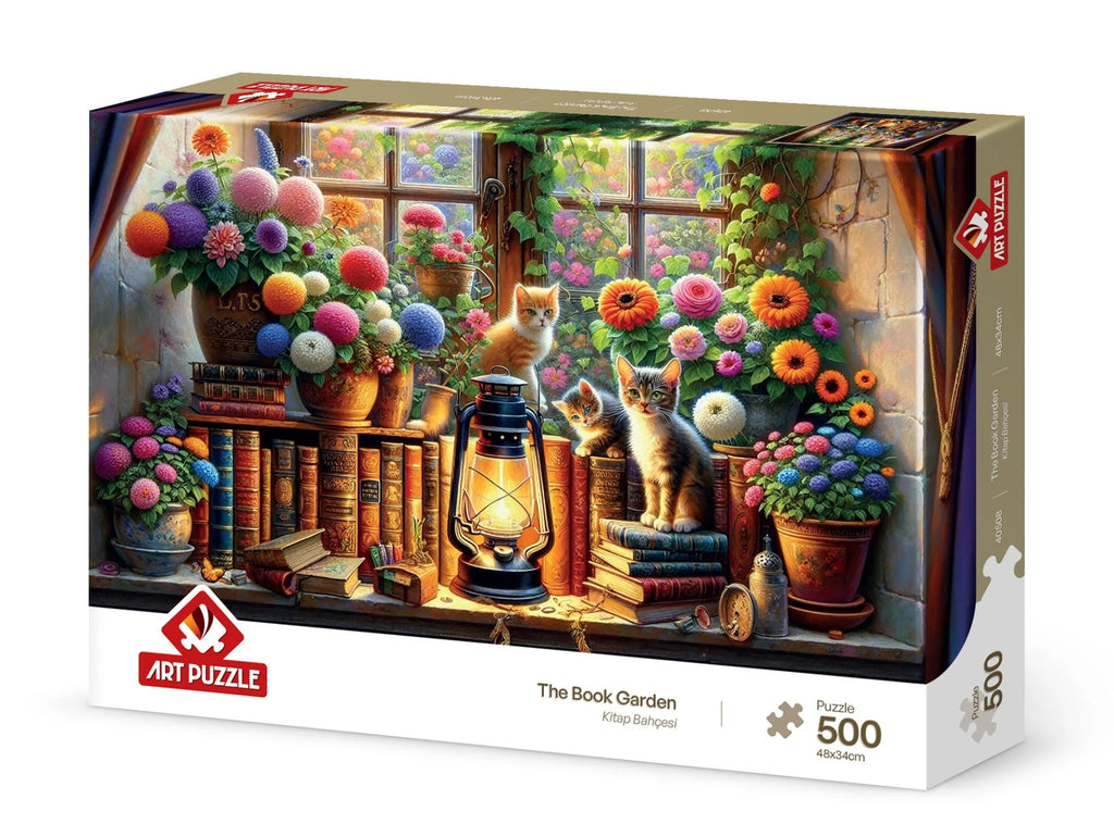The Book Garden | Puzzle | art puzzle The Book Garden | Puzzle | art puzzle