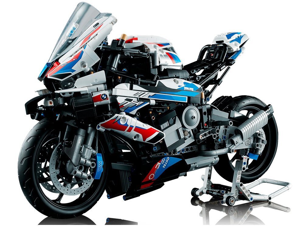 Model motorcycle on a transparent background