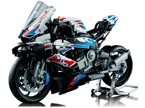 Model motorcycle on a transparent background