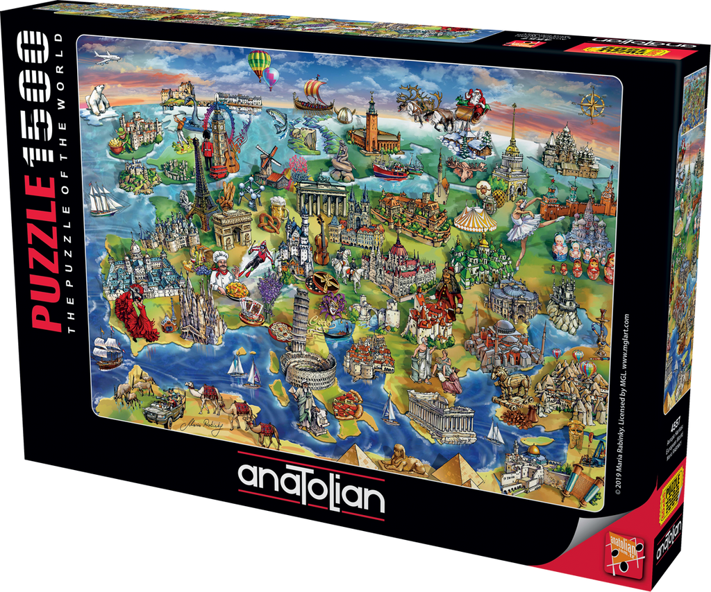العالم الأوروبي | Puzzle | Anatolian العالم الأوروبي | Puzzle | Anatolian