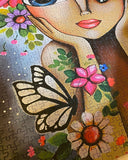 Lady with Flowers - Magnolia Puzzle