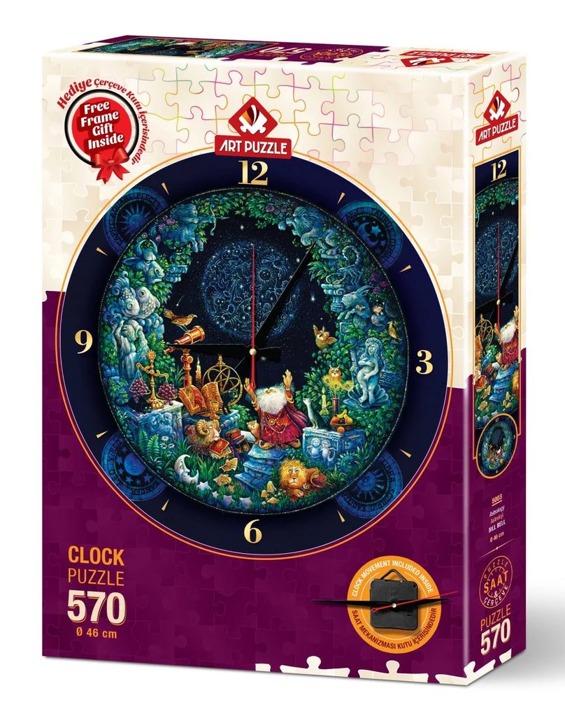 Astrology - Clock Puzzle | Number of Pieces | art puzzle | Puzzle Astrology - Clock Puzzle | Number of Pieces | art puzzle | Puzzle