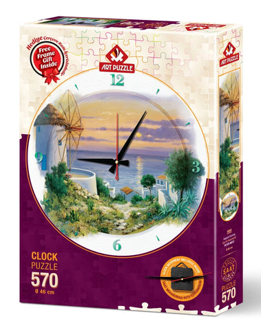 Aegean Evening - Clock Puzzle