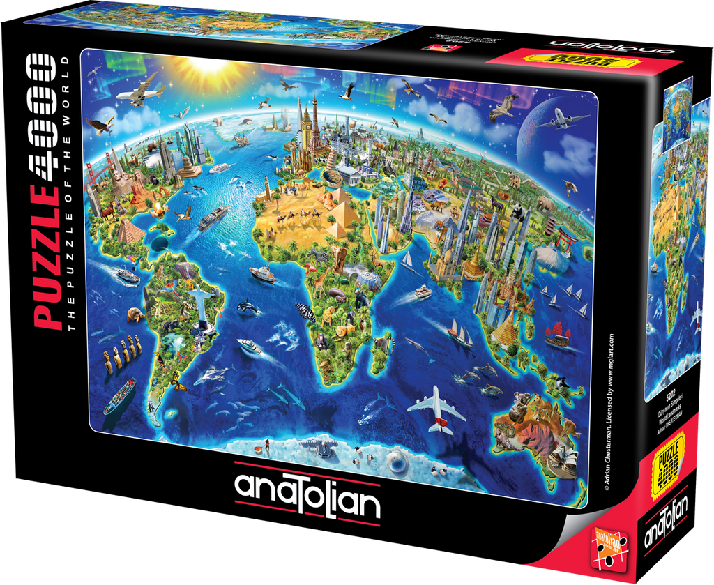 المعالم العالمية | Puzzle | Anatolian المعالم العالمية | Puzzle | Anatolian