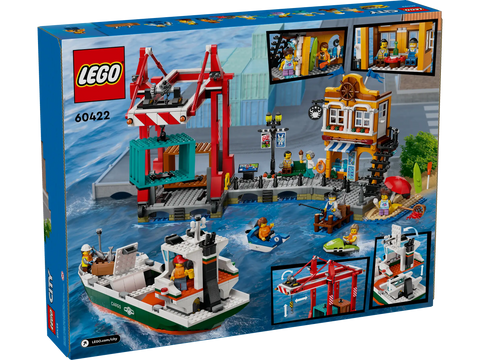 LEGO City Seaside Harbor with Cargo Ship 60422 - Port Building Set