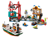 LEGO City Seaside Harbor with Cargo Ship 60422 - Port Building Set