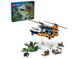 LEGO City Jungle Explorer Helicopter at Base Camp 60437 - Adventure Set