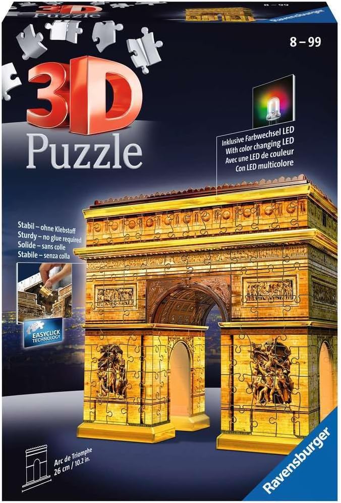 ساعة بيغ بن 224 قطعة ثلاثية الأبعاد | Puzzle | Ravensburger ساعة بيغ بن 224 قطعة ثلاثية الأبعاد | Puzzle | Ravensburger