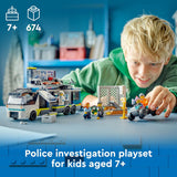LEGO City Police Truck 60418 - Crime Scene Investigation Set