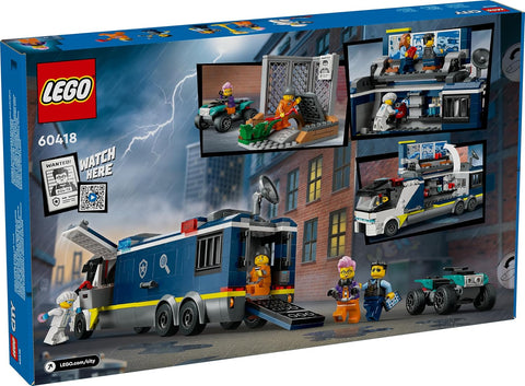LEGO City Police Truck 60418 - Crime Scene Investigation Set