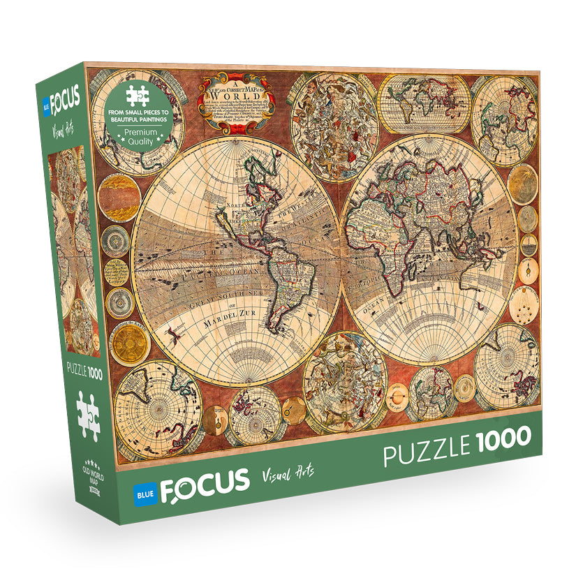 خريطة العالم القديمة | Puzzle | BlueFocus خريطة العالم القديمة | Puzzle | BlueFocus