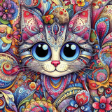 Big Eyed Cat - Yazz Puzzle - Puzzlers Jordan