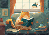 Cat & Books - Yazz Puzzle