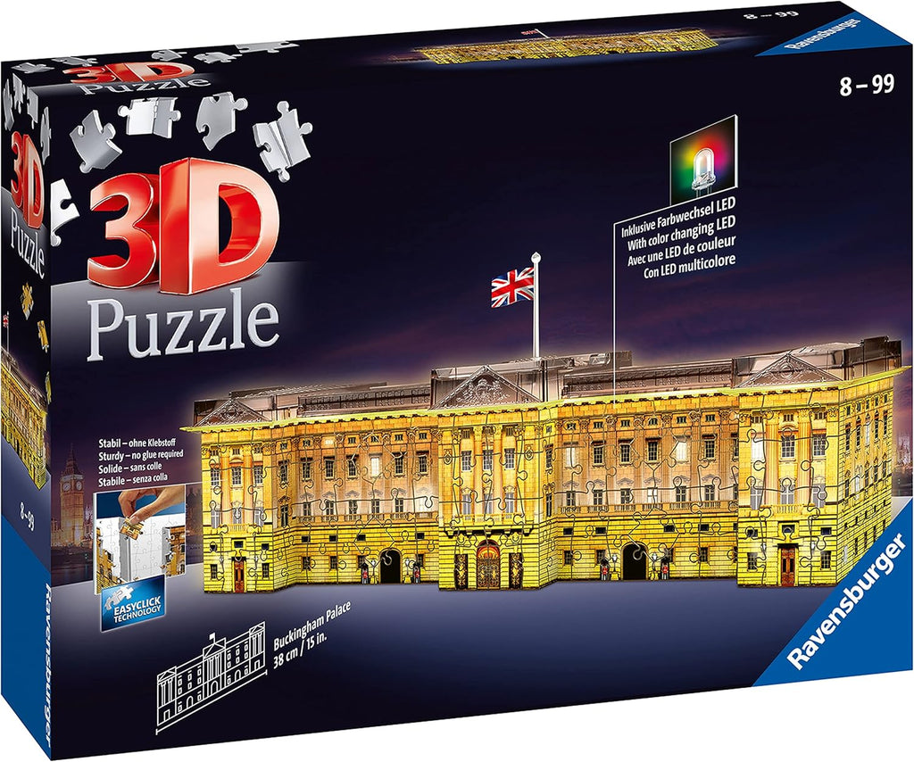 ساعة بيغ بن 224 قطعة ثلاثية الأبعاد | Puzzle | Ravensburger ساعة بيغ بن 224 قطعة ثلاثية الأبعاد | Puzzle | Ravensburger