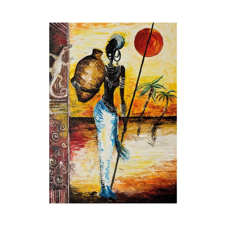African Woman - Magnolia Puzzle
