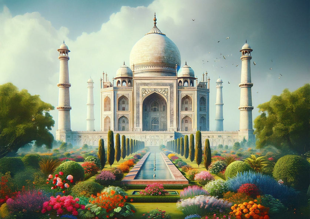 Taj Mahal | Number of Pieces | art puzzle | Puzzle Taj Mahal | Number of Pieces | art puzzle | Puzzle
