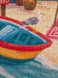 Beach Huts - Magnolia Puzzle