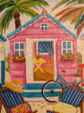 Beach Huts - Magnolia Puzzle