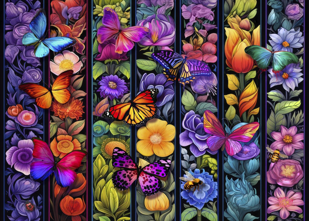 الزهور والمنشورات 500 | Puzzle | bluebird Puzzle الزهور والمنشورات 500 | Puzzle | bluebird Puzzle