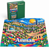 Colors of Amman box and completed puzzle