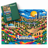 Colors of Amman overhead puzzle and box