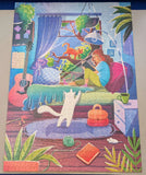 Girl & Cats - Magnolia Puzzle