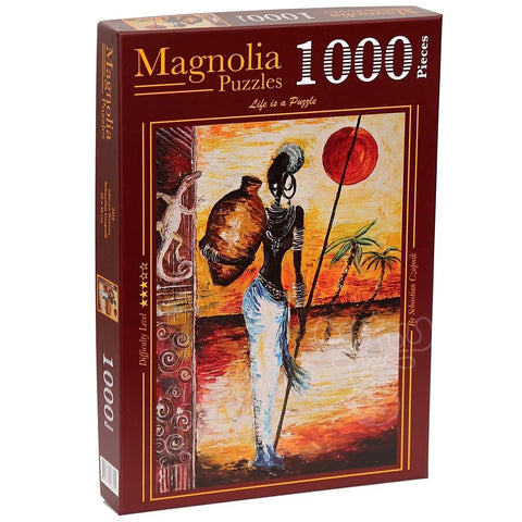 African Woman - Magnolia Puzzle