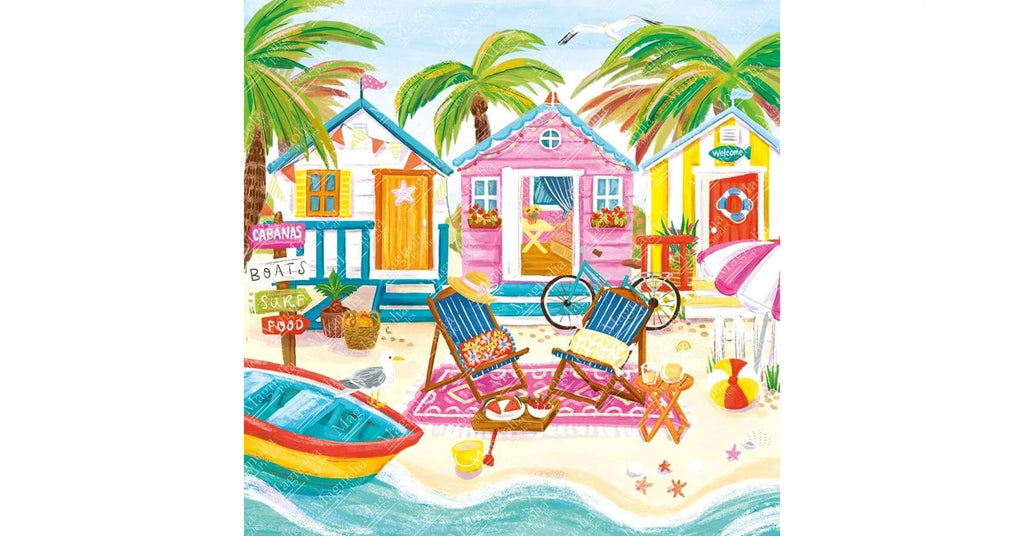 Beach Huts - Magnolia Puzzle | Puzzle | Magnolia Beach Huts - Magnolia Puzzle | Puzzle | Magnolia