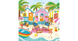 Beach Huts - Magnolia Puzzle