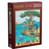 Cats on the Tree - Magnolia Puzzle