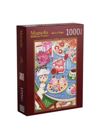 Cat Feast - Magnolia Puzzle