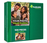 500 piece personalized puzzle box with image sleeve