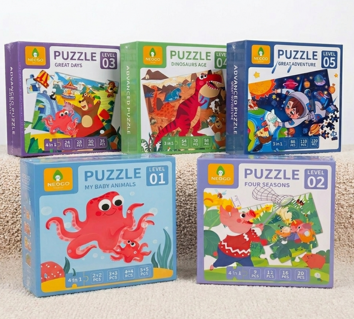 Kids Puzzle : Level 1 to Level 5