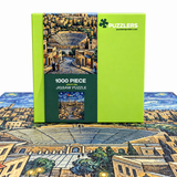 Starry Amman puzzle box on the assembled Amman cityscape puzzle