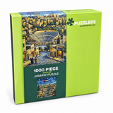 Starry Amman 1000-piece puzzle in lime green Puzzlers box
