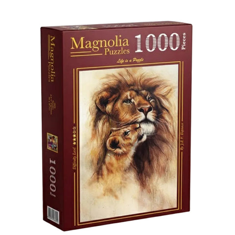 Lion and Her Baby - Magnolia Puzzle