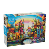 Yuzz Rainbow City puzzle box on a white background
