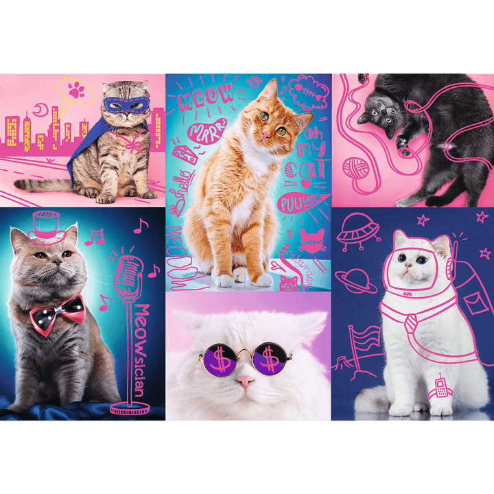 Super cats - neon