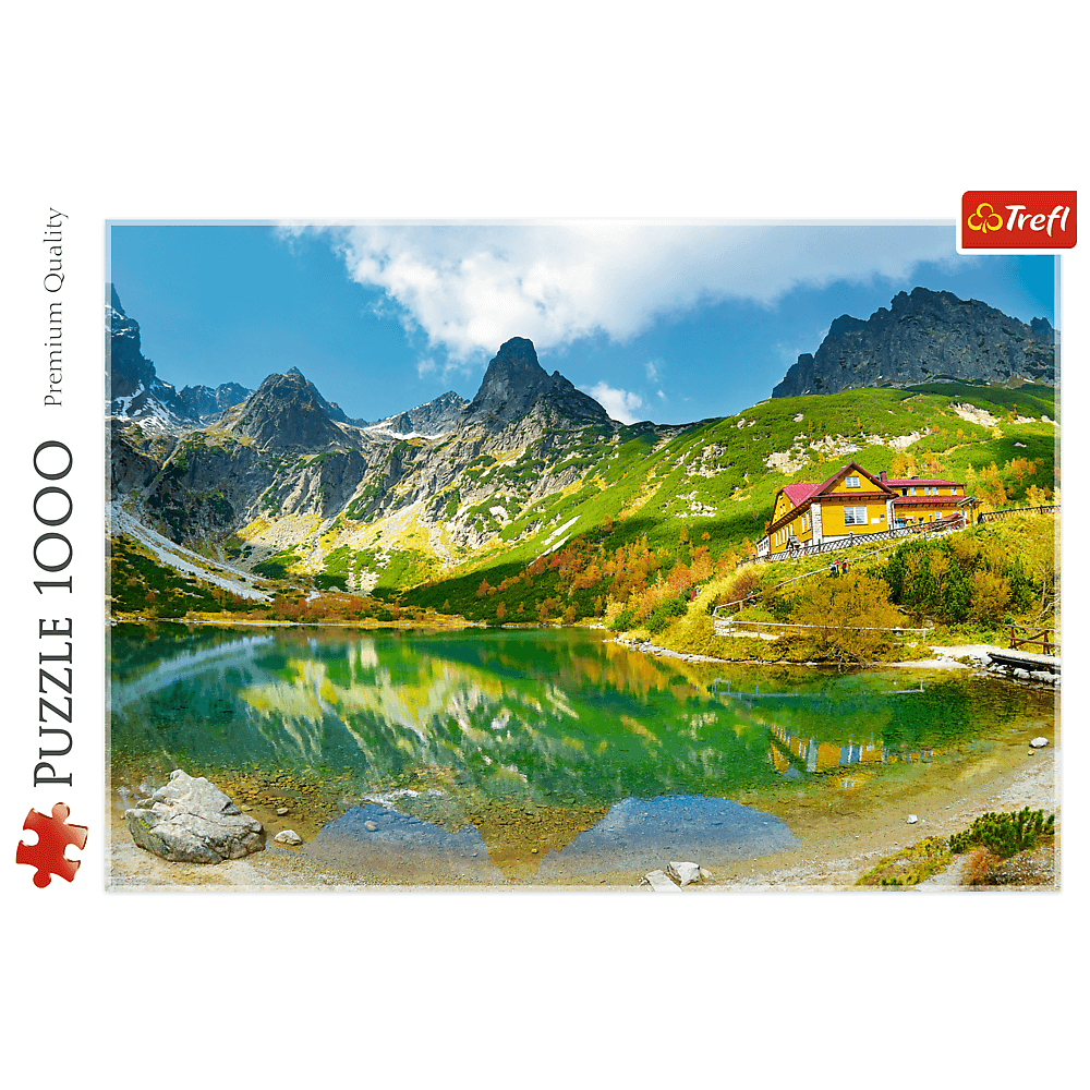 ملجأ فوق البركة الخضراء، تاترا، سلوفاكيا | Puzzle | trefl ملجأ فوق البركة الخضراء، تاترا، سلوفاكيا | Puzzle | trefl