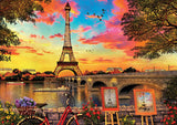 SUNSET IN PARIS