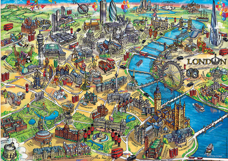 خريطة لندن | Puzzle | educa خريطة لندن | Puzzle | educa