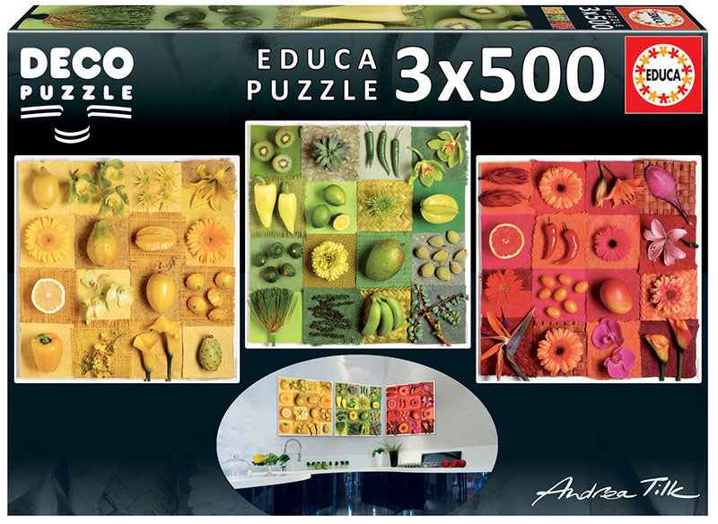 الفواكه والزهور الغريبة، أندريا تيلك | Puzzle | educa الفواكه والزهور الغريبة، أندريا تيلك | Puzzle | educa