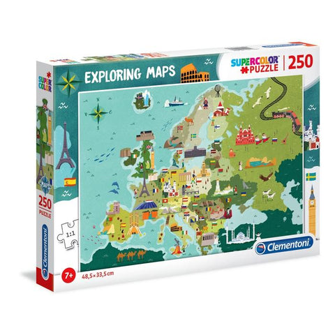 EXPLORING MAPS - 250 Europe